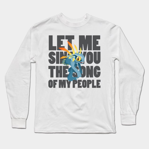 Let Me Sing You the (Murloc) Song of My People Long Sleeve T-Shirt by snitts